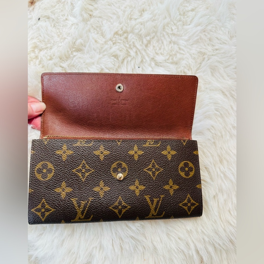 Louis Vuitton portefeuille long bifold wallet. Monogram!! - Picture 13 of 13